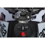 Elektrická motorka Aprilia RX - biela